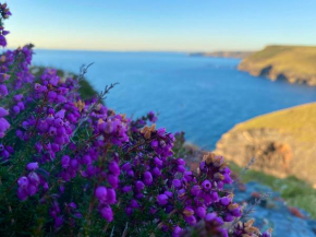 Polrunny Farm Sloe Cottage with a sea view